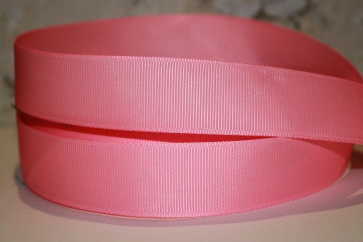 Лента репсовая 2,5см*25м белый