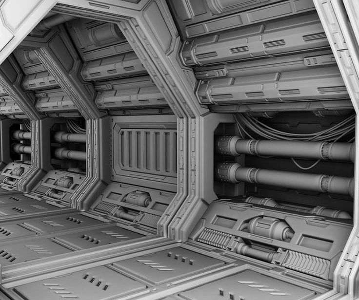 3д модель Sci Fi Interior