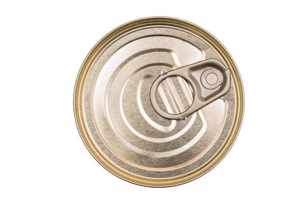 Консервная банка вид сверху