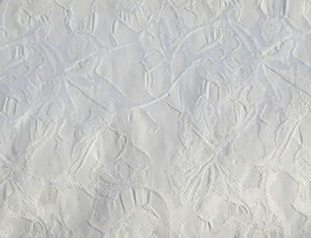 Белая жаккардовая ткань