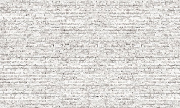 Белая кирпичная стена