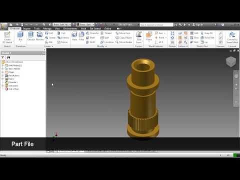 Autodesk Inventor в курсе инженерной графики