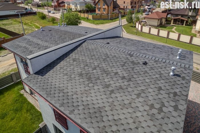 Гибкая черепица ТЕХНОНИКОЛЬ Shinglas финская Соната серый