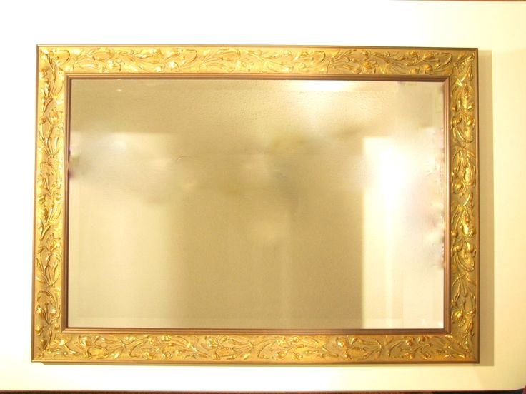 Зеркало с золотым напылением