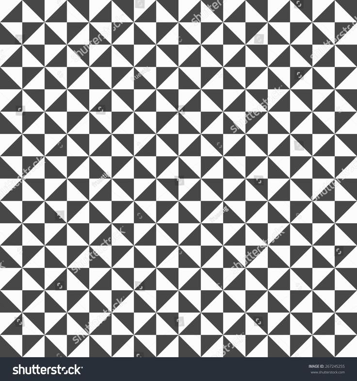 Геометрический орнамент черно белый