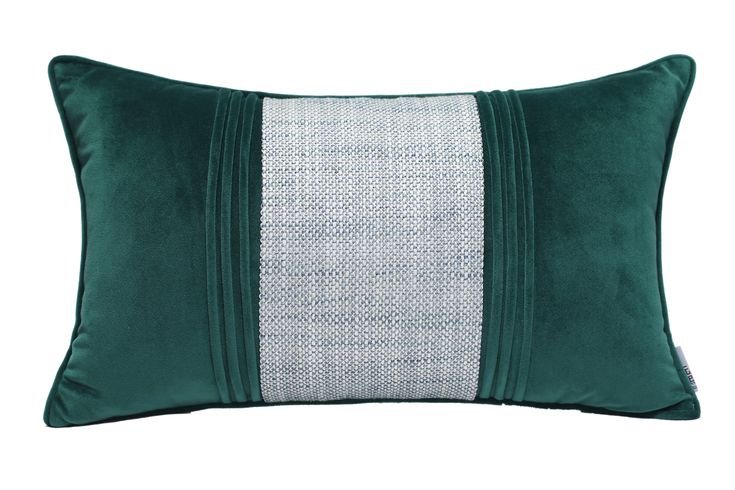 Подушка зеленая декоративная