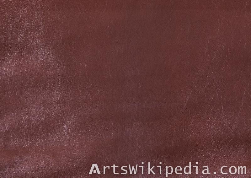 Бордовая кожа