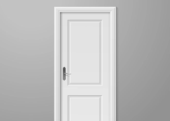 Двери межкомнатные белые