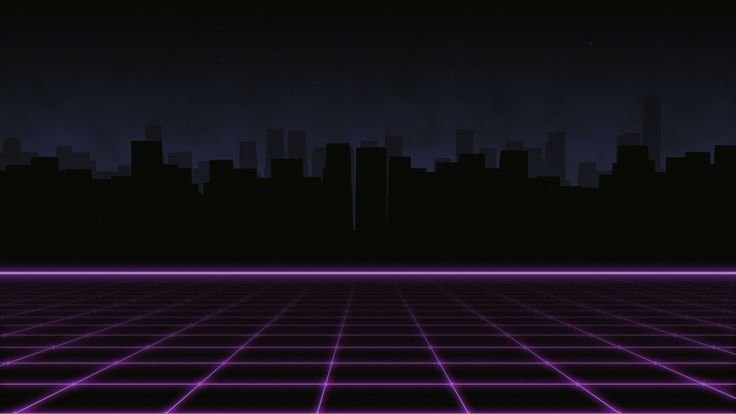 Neon Grid 80s
