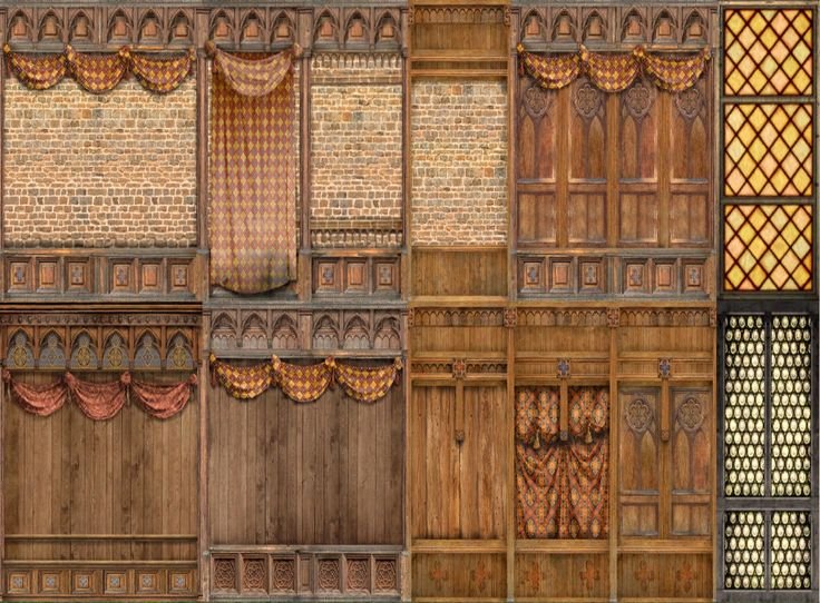 Занавески в средневековье