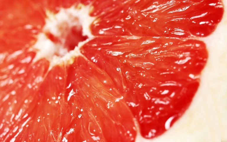 Грейпфрут Макросъемка