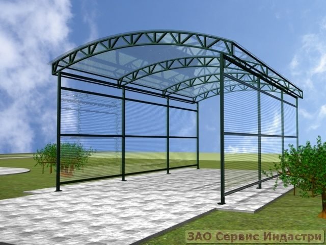 Навес металлический