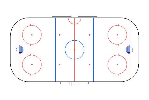 Хоккейная коробка 26х56