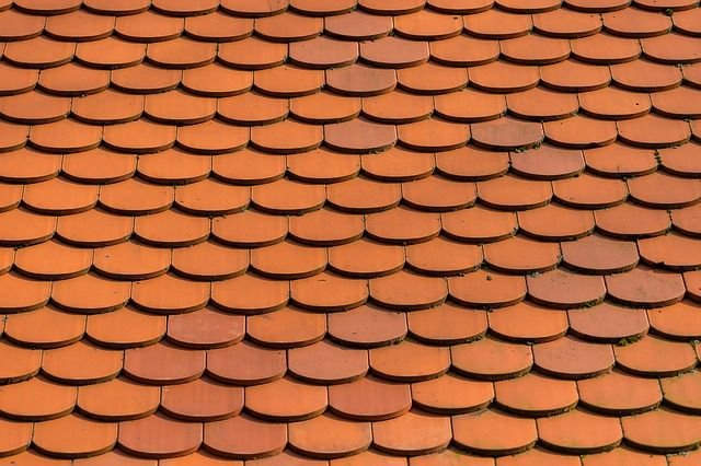 Черепичная крыша вектор