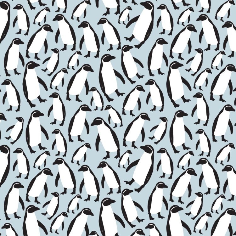 Текстура пингвина
