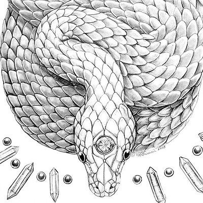 Набросок змеи