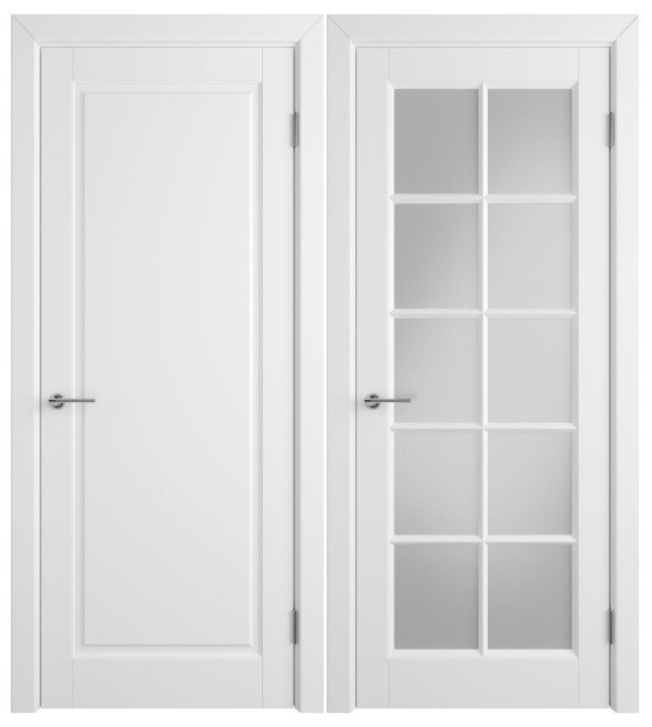 Дверь Гланта эмаль белая