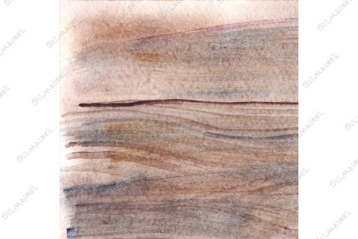 Деревянный пол акварелью