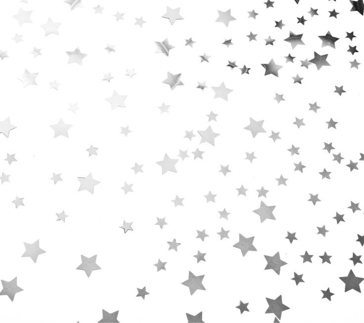 Белые звездочки на прозрачном фоне
