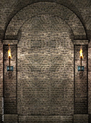 Средневековая стена