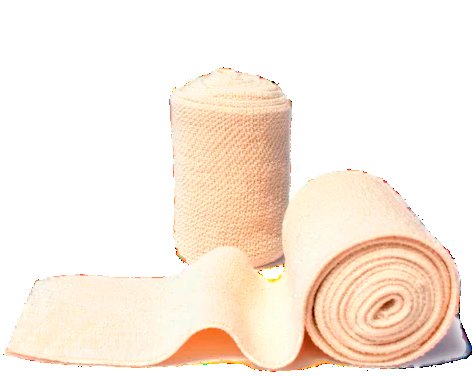 Эластичный бинт белый