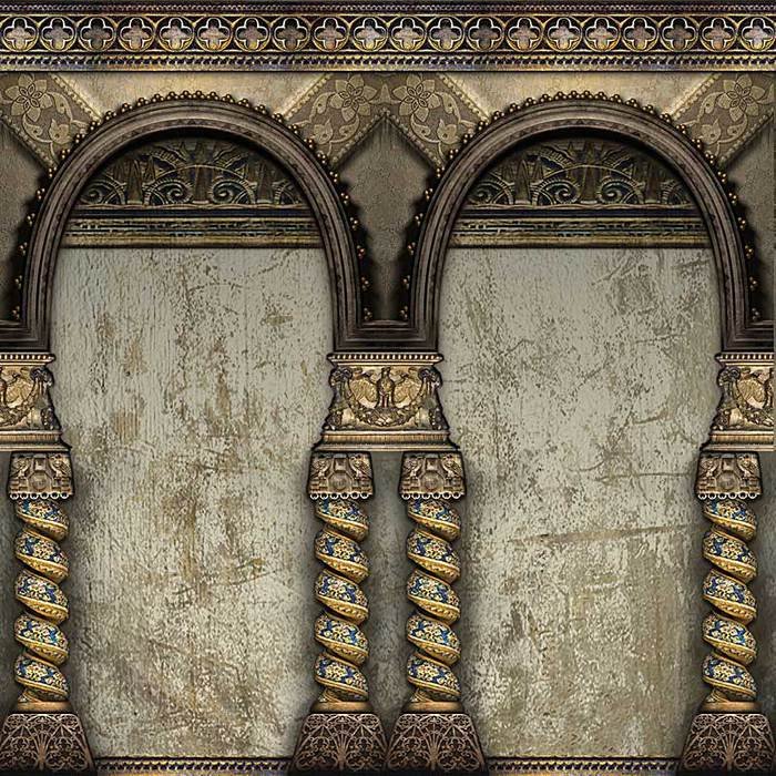 Текстура стена храма