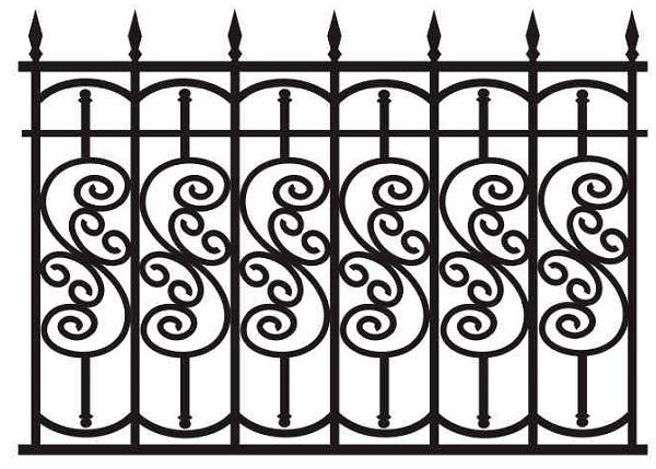 Кованый забор