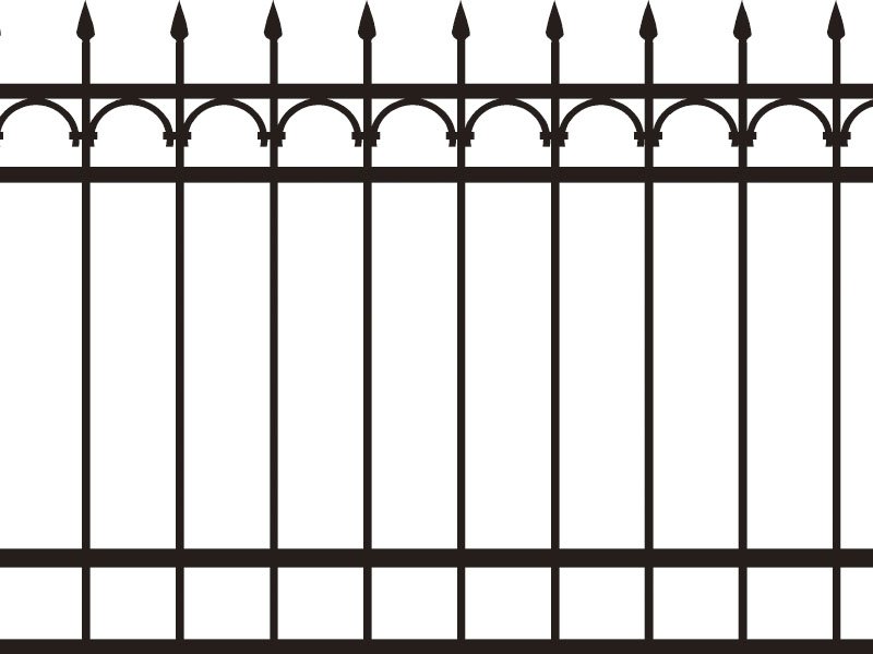 Кованый забор текстура