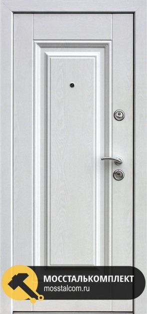 Белая входная дверь