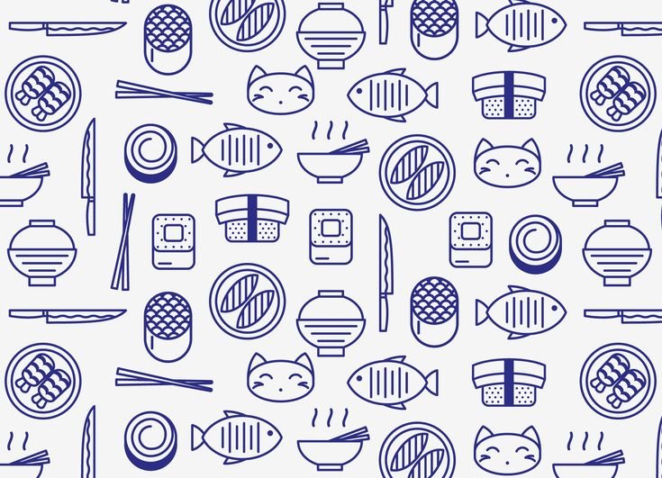 Суши роллы паттерн