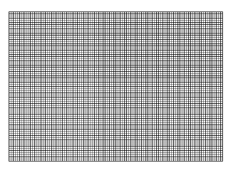 Сантиметровая сетка а4