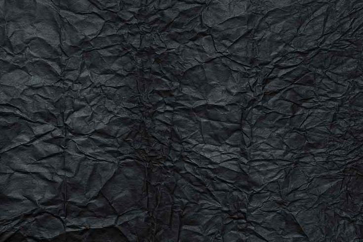 Черная мятая бумага