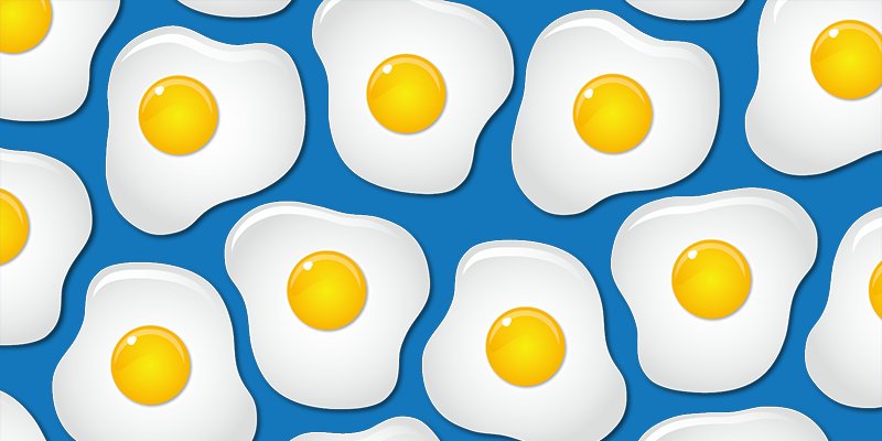 Мультяшный яичница