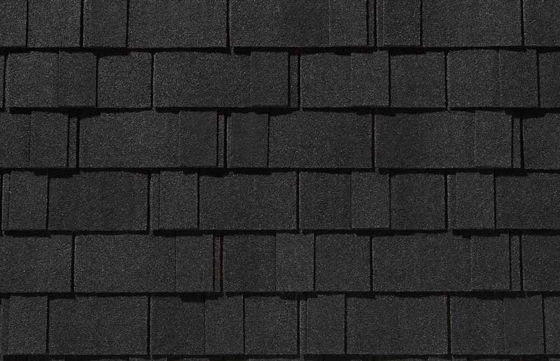 Битумная черепица антрацит