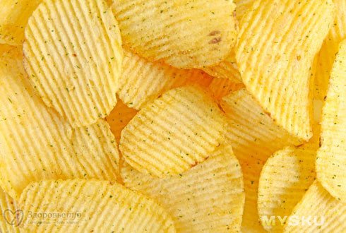 Чипсы рифленые