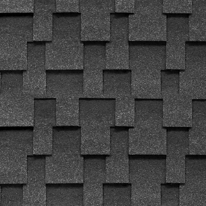 Гибкая черепица графитовый цвет