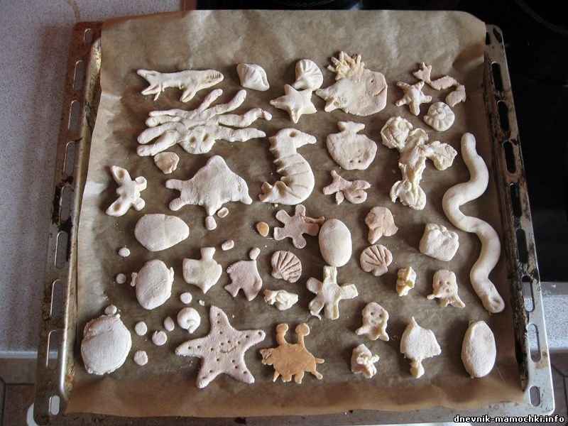 Поделки из теста