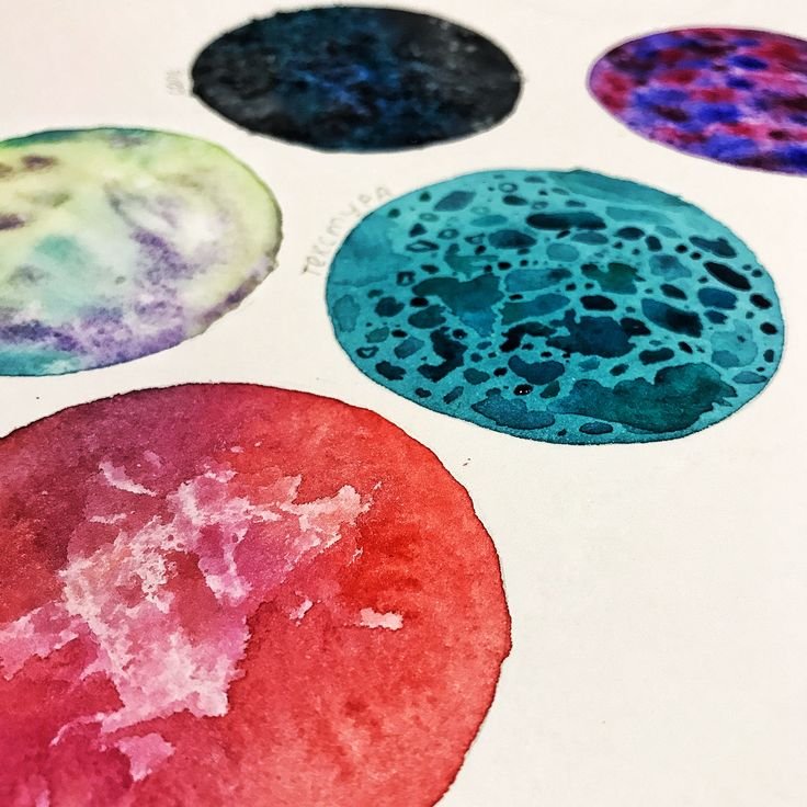 Стекло акварелью