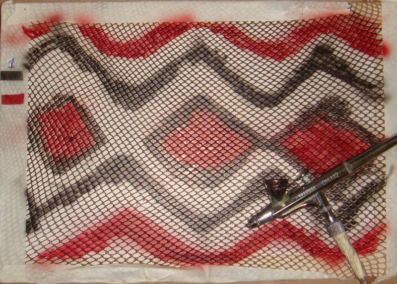 Аэрография фактуры