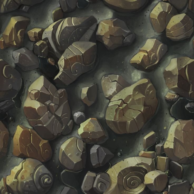 Камни вид сверху