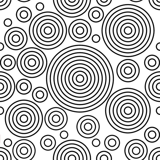 Узор в круге