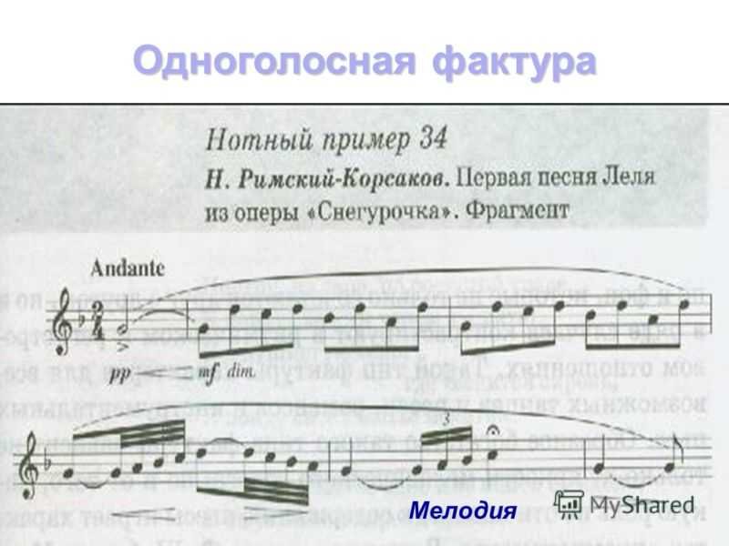 Полифоническая фактура в Музыке это