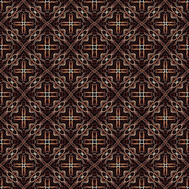 этнический ковер коричневый