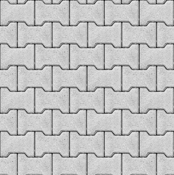 Тротуарная плитка вибропрессованная волна 238x158x60