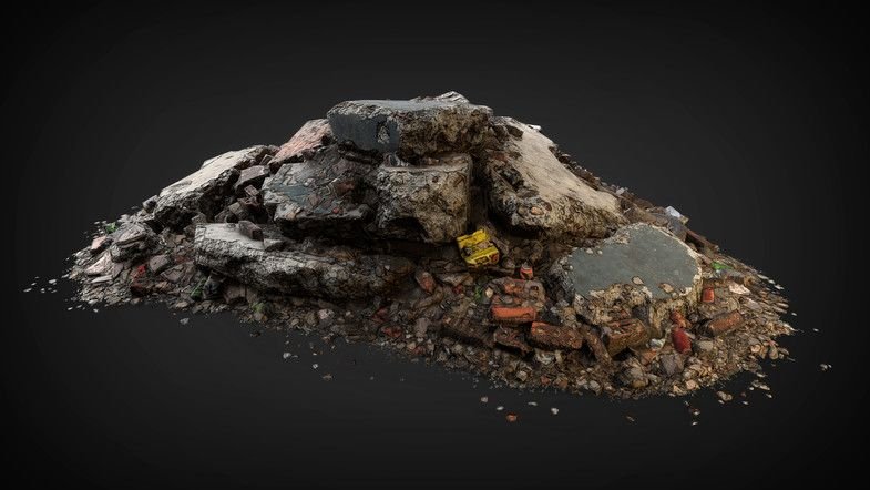 Обломки камней