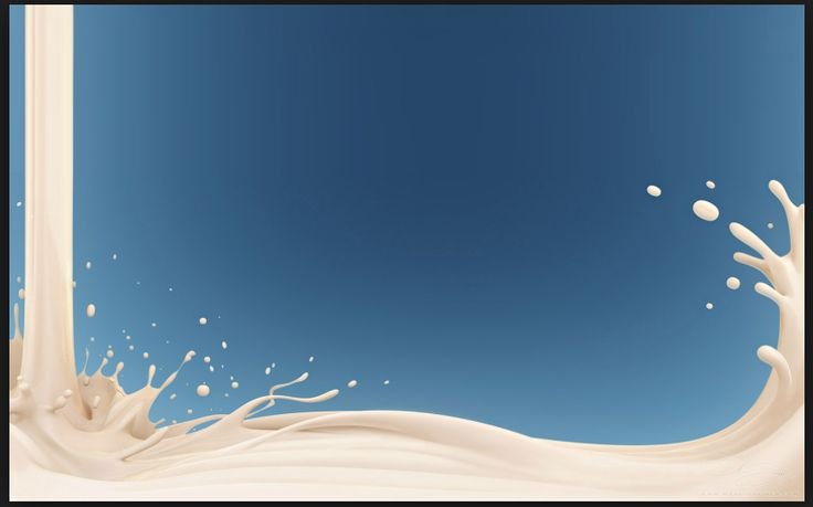 Молочный фон