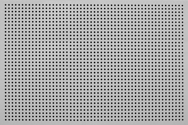 Перфорированная панель текстура