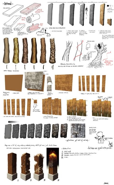 Дерево покрас референс