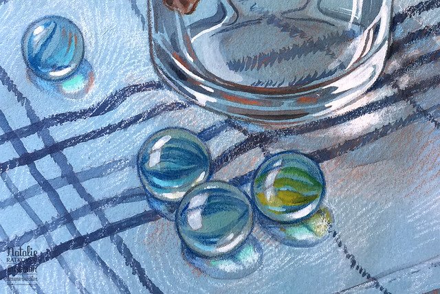 Вода акварелью