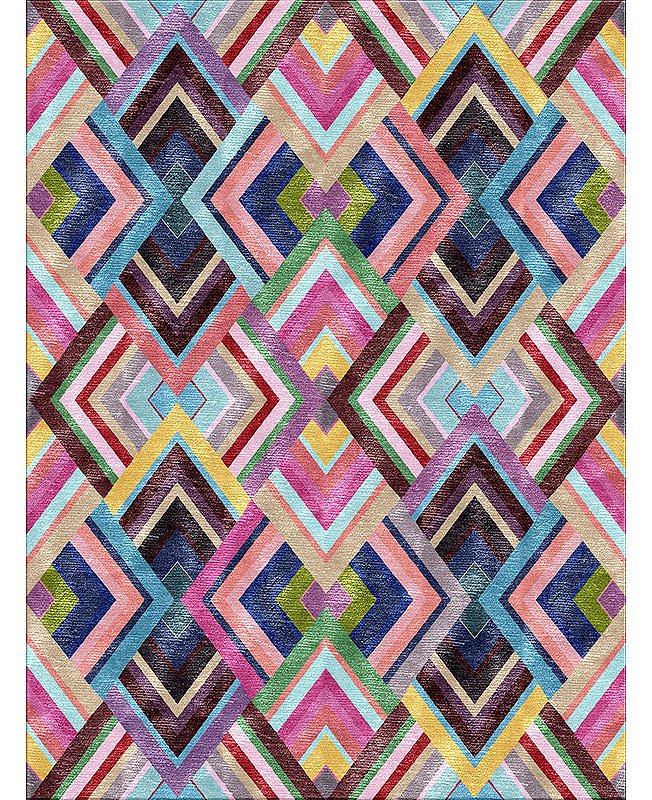 Ковер с геометрическим узором